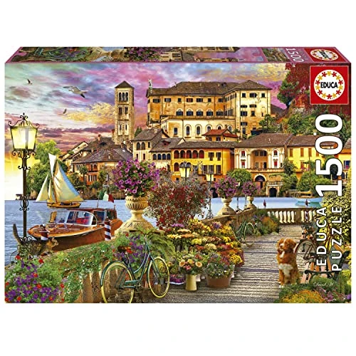 Offerta a tempo: Educa - Puzzle da 1500 pezzi per adulti e bambini | Passeggiata Italiana | Misura: 85 x 60 cm. Include colla fix puzzle. Da 14 anni (19562) - 40% da 18.49 € a 11.09 €