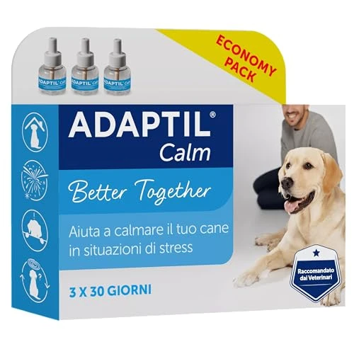 Zeitlich begrenztes Angebot: ADAPTIL Calm Sparpack mit 3 Nachfüllpackungen für 90 Tage – Anti-Stress für Hunde von 78.05 € auf 78.05 € (0.00% Rabatt)