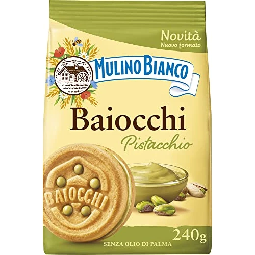 Mulino Bianco Baiocchi mit Pistazien, 240 g