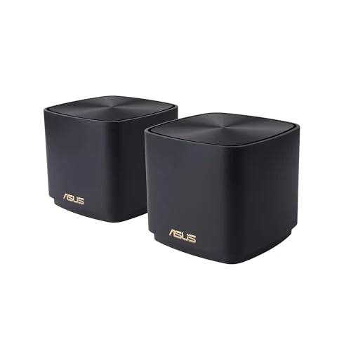 Oferta limitada: ZenWifi XD4 Plus 2 Pack - Sistema AX1800 WiFi 6 Mesh para Toda la Casa, Cobertura hasta 446 m2 o más de 5 habitaciones, Configuración Fácil, Seguridad de Red, Controles Parentales, Negro de 138.67 EUR a 138.67 EUR (ahorro 0%)