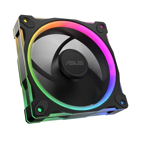 Offerta a tempo: ASUS PRIME MR120 FAN ARGB BLK, Ventola da 120mm Nera, 1 Pezzo | Spessore Telaio 28 mm, 20 LED ARGB Compatibili con Aura Sync per Illuminazione da Entrambi i Lati, 21 dB di Rumore Massimo - 15% da 21.30 € a 18.20 €