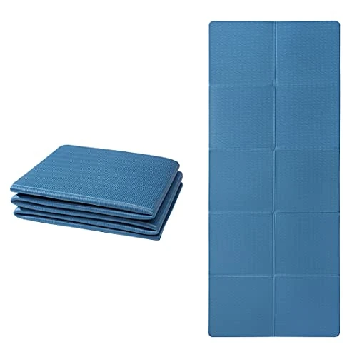 Limited-time offer: Good Nite Yoga Mat TPE Foldable Portable Non Slip Exercise Fitness Gym Pilates Sport Travel Mat for Women Men 183 x 61 x 0.6 cm (Navy) from 21.55 £ to 13.89 £ (save 35.55%)