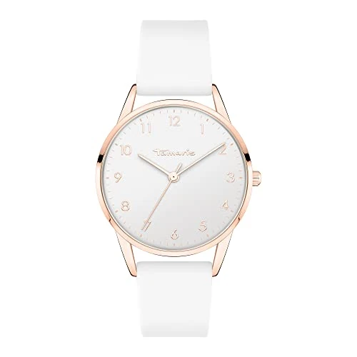 Tamaris TT-0121-PQ Montre Analogique À Quartz Avec Bracelet En Silicone Pour Femme