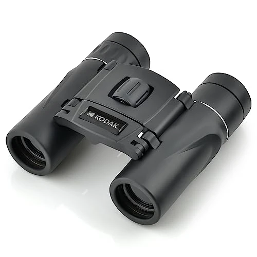 Offerta a tempo: KODAK BCS200 Binocolo Compatto 8x, Campo Visivo 126m/1000m, Tracolla e Custodia per il Trasporto Incluse, Ideale per Osservazione della Natura, degli Uccelli e Concerti - Nero - 70% da 29.99 € a 8.99 €