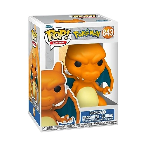 Offre limitee: Funko Pop! Games: Pokemon - Charizard - Dracaufeu - Figurine en Vinyle à Collectionner - Idée de Cadeau - Produits Officiels - Jouets pour Les Enfants et Adultes - Video Games Fans de 15.99 EUR a 15.99 EUR (economie 0%)