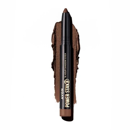 Offerta a tempo: AVON Matita Ombretto Power Stay 16 Ore - Marrone Elegante | Eyeliner Lunga Tenuta con Formula Scorrevole | Definizione Occhi Impeccabile e Anti-Sbavature | 1,4g - 0.00% da 9.99 € a 9.99 €