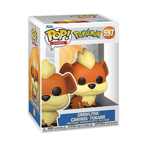 Limited offer: Funko POP! Games: Pokemon - Growlithe - Collectable Vinyl Figure - Gift Idea - Official Merchandise - Toys for Kids & Adults - Video Games Fans - Model Figure for Collectors and Display from 13.00 EUR to 13.00 EUR (save 0%)