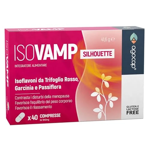 Agocap Isovamp integratore sostiene la menopausa, a base di Trifoglio Rosso, e Cimicifuga | Controlla le Vampate di Calore, sbalzi d’umore