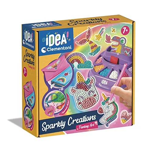 Limited-time offer: Clementoni Idea - Sparkly Creations Game Icons, Diamond Art, Creative Game for Children 7+ Years, Art Kit and Gem Laboratory, Gaming Theme Stickers, 18746 from 17.49 £ to 17.49 £ (save 0.00%)
