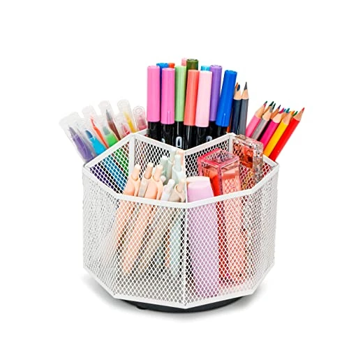 Limited offer: EXERZ Desk Organiser/Mesh Desk Tidy Candy/Pen Holder/Multifunctional Organiser 360 Rotating from 16.08 EUR to 13.99 EUR (save 13%)