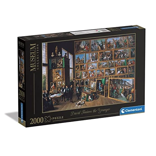 Clementoni - 32576 - Museum Collection Puzzle - Teniers, "Archduke Leopold Wilhelm" - 2000 Elementów - Puzzle Dla Dorosłych, Made In Italy