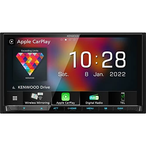 Kenwood DMX8021DABS - 2-DIN | DAB+ | Bluetooth | Kabellos Android Auto und Apple CarPlay | | Autoradio