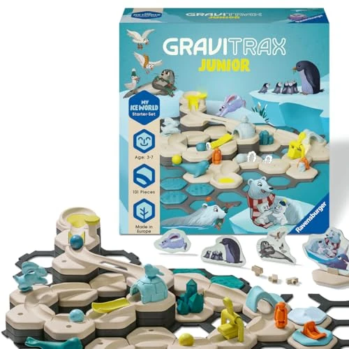 Limited-time offer: Ravensburger GraviTrax Junior Starter Set L Ice - Marble Run, STEM and Construction Toys for Kids Age 3 Years Up - Kids Gifts from $59.99 to $53.95 (save 10%)