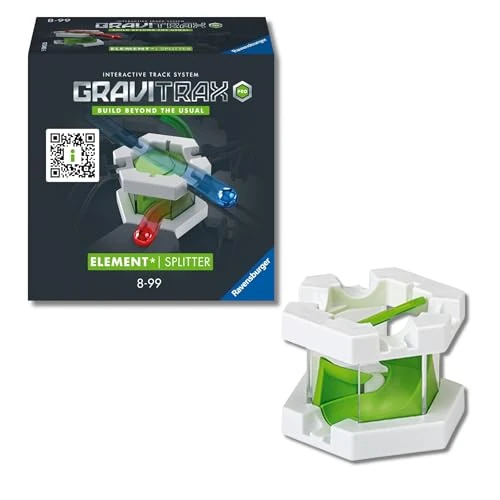 Offerta a tempo: Ravensburger - GraviTrax PRO Element Splitter: Devia la biglia, Accessorio Pista biglie 9 Pezzi, Gioco STEM 8+ Anni e Adulti, Non giocabile da Solo, Compatibile con Tutti i GraviTrax - 0.00% da 20.80 € a 20.80 €