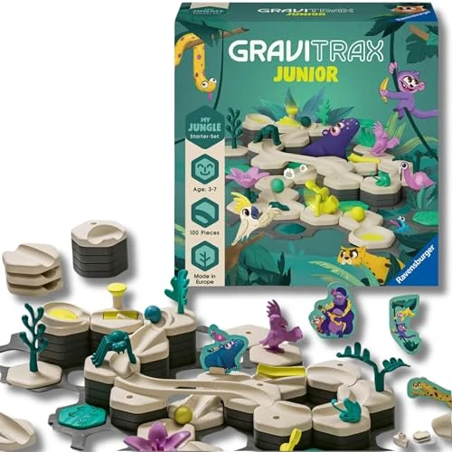 Offerta a tempo: Ravensburger - Gravitrax Junior Starter Set L 100 Pezzi | Rompicapo Bambini Con Le Biglie | Giochi Bambino 3 Anni Maschio e Femmine | Giochi Per Bambini Compatibili Con Tutti - 40% da 49.99 € a 30.00 €