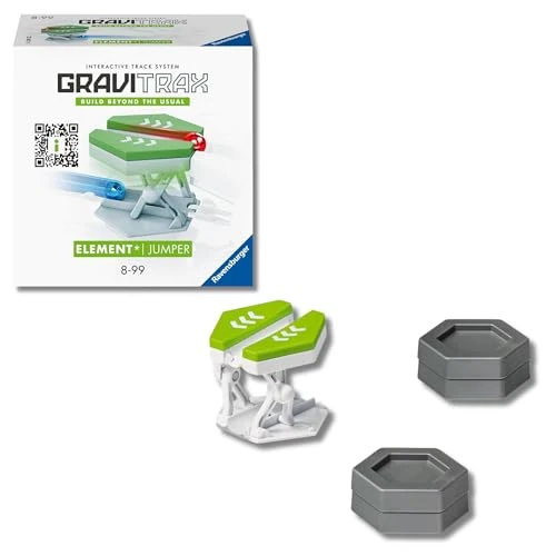 Ravensburger - Gravitrax Jumper | Circuito Canicas Con 6 Piezas | Rompecabezas Niños Con Canicas | Juegos Para Niños De 8 Años | Juegos Mesa Compatibles Con Todos Los Gravitrax