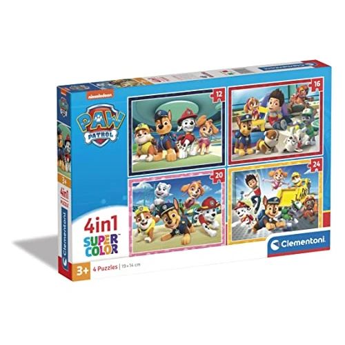 Offre limitée : Puzzle Paw Patrol 4 en 1 Supercolor Évolutif 12 à 24 Pièces Dès 3 Ans de 10.78 € à 10.78 € (0.00% de remise)