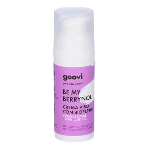 Offerta a tempo: Goovi, Be My Berrynol, Crema Viso con Biopeptidi e Acido Ialuronico, Formula Retinol-Like con Effetto Lifting, Migliora la Compattezza e l'Elasticità della Pelle, Texture Morbida, 30 ml - 35% da 25.90 € a 16.89 €