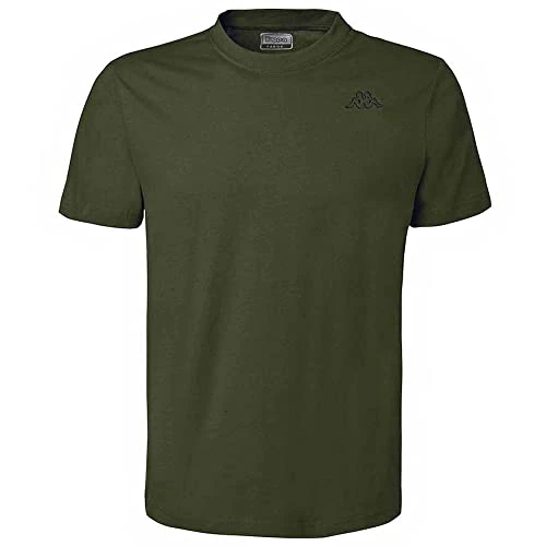 Oferta limitada: Kappa Cafers Slim tee Camiseta técnica cómoda y con Estilo Hombre, Green Olive/Green Africa, S de 9.49 EUR a 9.49 EUR (ahorro 0%)