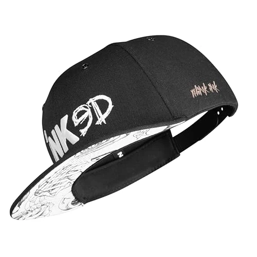 Offre limitée : Nebelkind Casquette Snapback-Hommes Femmes Inked Noir, Taille Unique onesize, Taille réglable, Unisexe, Style Streetwear, Casquette de Baseball avec visière Droite, Retro de 39.90 € à 39.90 € (0.00% de remise)