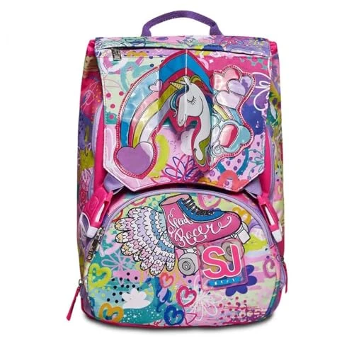 Limitiertes Angebot: SJ GANG STYLE JAM GANG Rucksack, Schulranzen für Grundschule, ab 1. Klasse, Erweiterbarer Schulranzen, Extra Volumen; Geräumige Schultasche für Mädchen und Jungen, rosa von 39.00 EUR auf 39.00 EUR (Spare 0%)