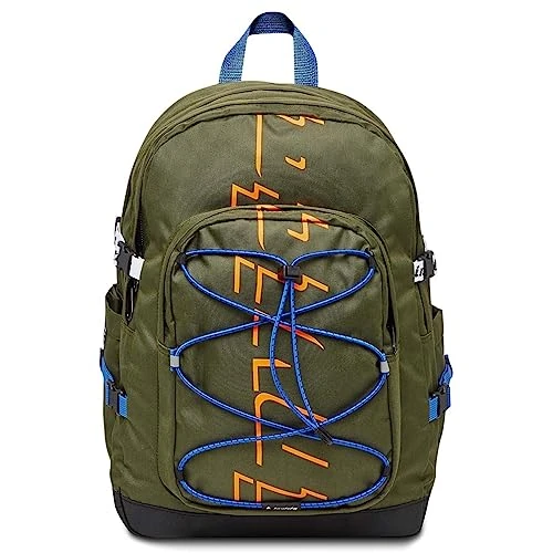 Invicta, Mochila, JELEK ACTIVE, Verde, Doble bolsillo frontal, Bolsillo interior equipado, Mochila Viaje y Tiempo libre, Verde, Talla única, Moderno