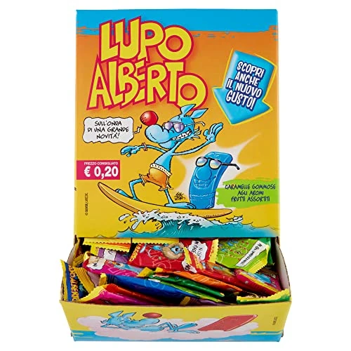 Lupo Alberto Frutas variadas 12 g (paquete de 200)
