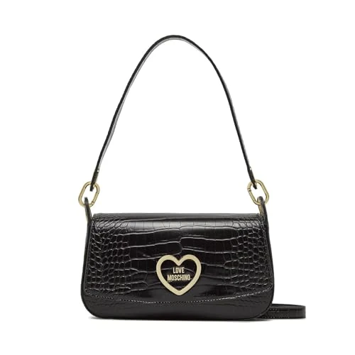 Love Moschino Jc4176pp0hkc0000, Bolso DE Hombre para Mujer, Negro, Talla única
