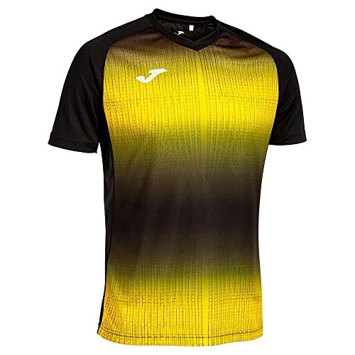 Limited-time offer: Joma Tger V Men's Short-Sleeved T-Shirt Black/Yellow from 22.25 £ to 22.25 £ (save 0.00%)