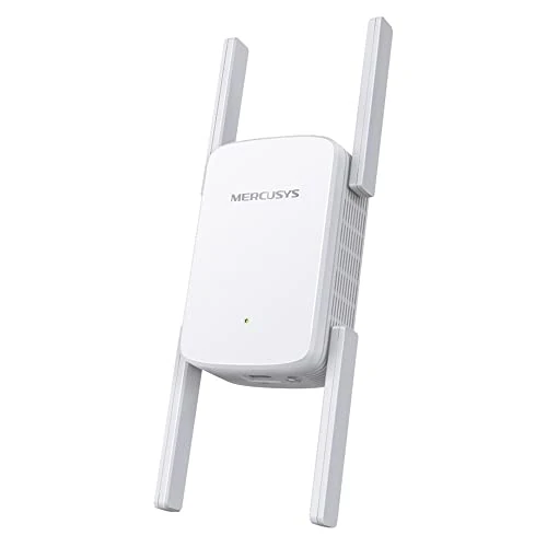 Oferta ograniczona: MERCUSYS Repeater WiFi ME50G, dwuzakresowy wzmacniacz WiFi AC1900 Mb/s, przedłużacz WiFi, dwie regulowane anteny o wysokim wzmocnieniu, 1 port Gigabit, MU-MIMO, kompatybilny ze wszystkimi urządzeniami z 135.93 PLN na 135.93 PLN (zniżka 0%)