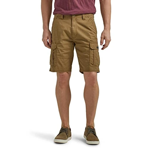 Wrangler Authentics Men's Classic Cargo Stretch Short, Kangaroo, 40