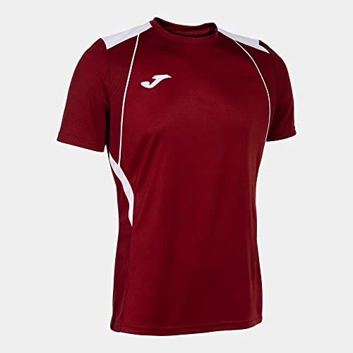 Limited-time offer: Joma Championship VII Men's T-Shirt Burgundy White from 7.09 £ to 7.09 £ (save 0.00%)