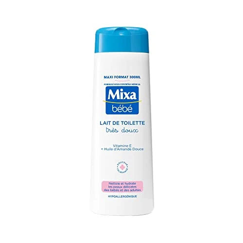 Mixa Bébé Milch de Toilette sehr weich, 300 ml