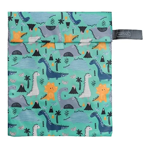Offre limitée : NERTHUS FIH 1169 Sac goûter Isotherme Enfant Fermeture Auto agrippante réutilisable Porte Sandwich Design Dinosaures idéal pour l école de 7.95 € à 7.95 € (0.00% de remise)