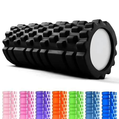 Offerta a tempo: unycos - Foam Roller EVA per Massaggio Muscolare, 33x14 cm, Nero - 17% da 17.70 € a 14.70 €