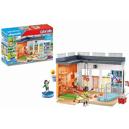 Offerta a tempo: PLAYMOBIL City Life 71328 Palestra attrezzata, Pali da Slalom, Porta da Calcio, Accessori per Il Tennis e Altro Ancora, Giocattolo per Bambini dai 4 Anni in su - 5% da 49.99 € a 47.28 €