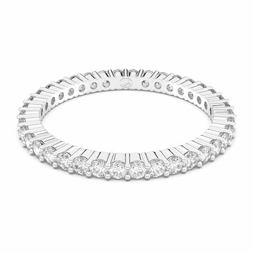 Oferta limitada: Swarovski Anillo Vittore, Talla redonda, Blanco, Acabado en tono plateado de 79.00 € a 39.77 € (ahorro 50%)