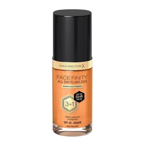 Offre limitée : Max Factor Facefinity Base de Maquillage Praline, N88, 30 ml de 17.63 € à 17.63 € (0.00% de remise)