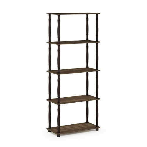 Oferta limitada: Furinno Besi - Estante Industrial Multiusos de 6 Niveles con Marco de Metal, Ancho, Roble Finn de 51.80 € a 51.80 € (ahorro 0.00%)