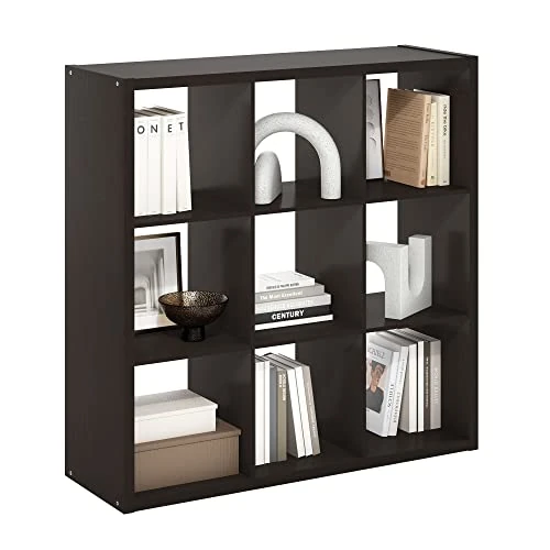 Oferta limitowana: Furinno Kabina z otwartym tyłem dekoracyjny organizer do przechowywania sześcianów, 9 sześcianów, ciemny dąb z 613.54 zł na 613.54 zł (oszczędź 0.00%)