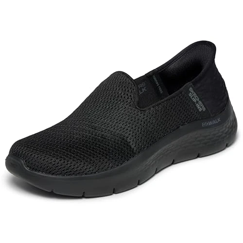 Limited-time offer: Skechers Women's Hands Free Slip-Ins Go Walk Flex-Relish Sneaker, Black/White, 6 Wide from $59.99 to $54.99 (save 8%)