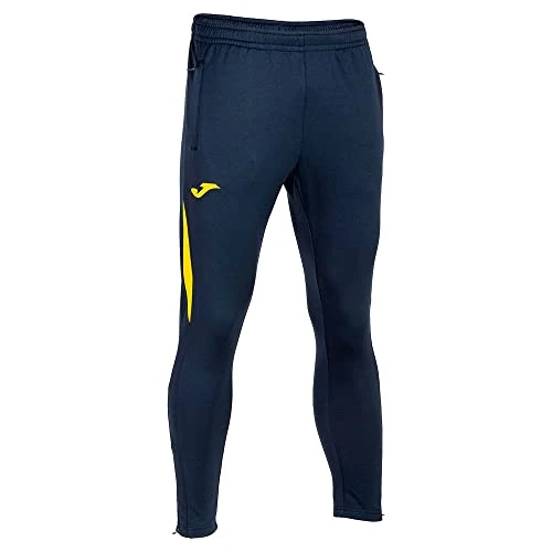 Joma Pantalone Lungo Uomo Championship VII Blu Navy Giallo