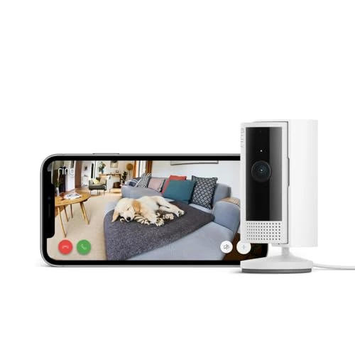 Limitiertes Angebot: Zertifiziert und generalüberholt Ring Innenkamera (Indoor Camera 2. Gen.) | Überwachungskamera für den Innenbereich | 1080p-HD-Video, Privatsphäre-Sichtschutz, WLAN, ideal für Haustiere von 53.99 EUR auf 24.99 EUR (Spare 54%)