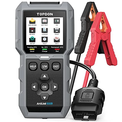 Offre limitée : TOPDON AL500B Lecteur de Codes OBD2 avec Fonctions OBD2 complètes et testeur de Batterie, Tests de Batterie 12 V, Tests de démarrage et de Charge 12 V / 24 V, Mise à Jour Gratuite du Logiciel de 76.08 EUR à 69.99 EUR (remise 8%)