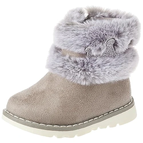 Chicco Warm Ankle Boots, Fashionable Boots Girls and Girls, grey, 30 EU