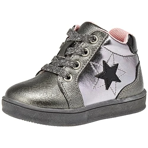 Chicco, Sneaker Fille avec Fermeture Éclair Latérale et Lacets, Chaussures de Sport Confortables, Flexibles et Respirantes, pour le Printemps, l'Automne et l'Hiver, Chaussures Fille, Designed in Italy