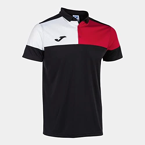 Offerta a tempo: Joma Polo m/c Uomo Crew V Nero Rosso Bianco - 56% da 25.00 € a 10.99 €