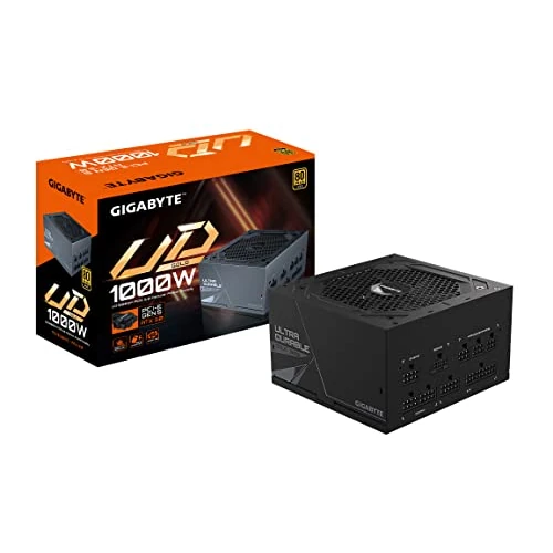 Offre limitée : GIGABYTE GP-UD1000GM-PG5 Source d'alimentation modulaire, 80 Plus Gold, 1000 W, Noir de 155.32 € à 155.32 € (0.00% de remise)