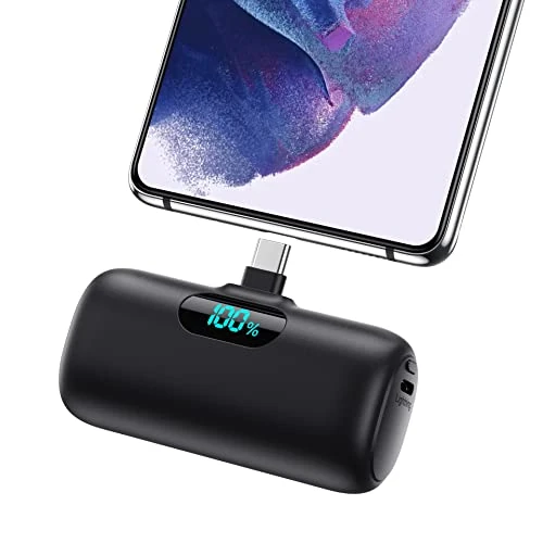 Offre limitée : Feob Batterie Externe USB C 5000mAh, 15W 3.0A Charge Rapide Chargeur Portable Mini Power Bank avec Écran LCD Compatible avec iPhone 17/16/15, Samsung S24/S23/S22/, Note/Huawei/Moto/LG/Pixel,USB C etc de 22.95 € à 19.99 € (13% de remise)