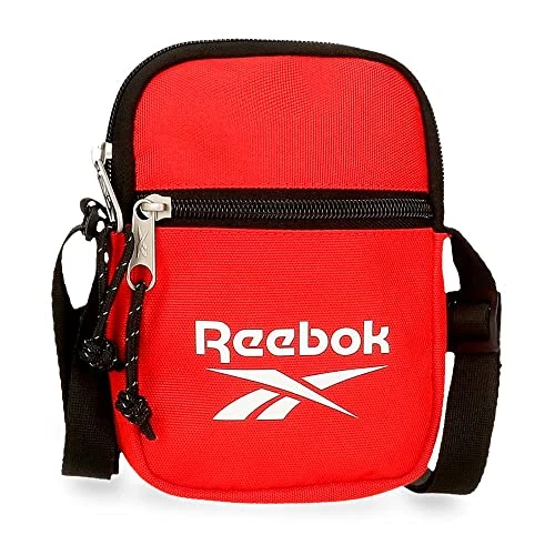 Reebok Boston Laptop-Rucksack mit zwei Fächern, 15,6 Zoll, Rot, 31 x 44 x 17,5 cm, Polyester, 23,87 l